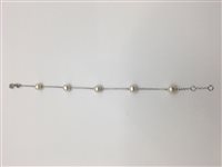 Bracciale Donna Bracciale Perle in Oro bianco Perla SON BR OB/PERLE Soma Gioielli G.2.9